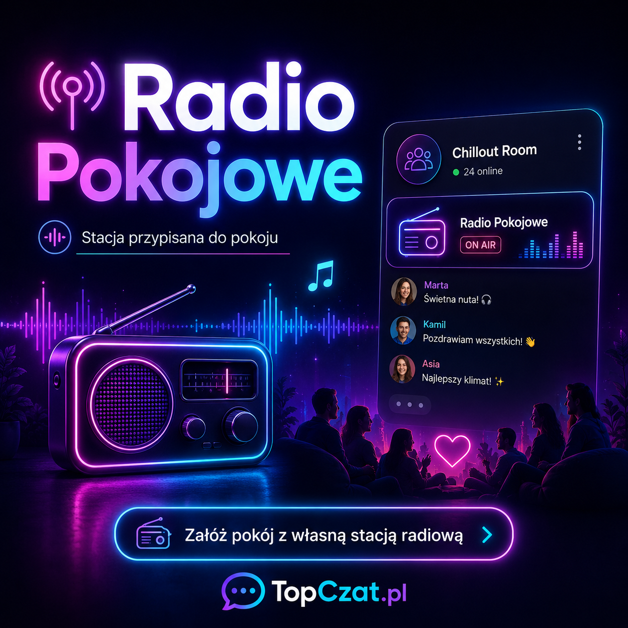 Twoje Radio na pokoju!!! - zaloz swoj pokuj z wlasna stacja radiowa!!!